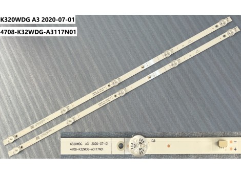 Dijitsu 32D7000 Led bar, K320WDG A3 2020-07, 4708-K32WDG-A3117N01